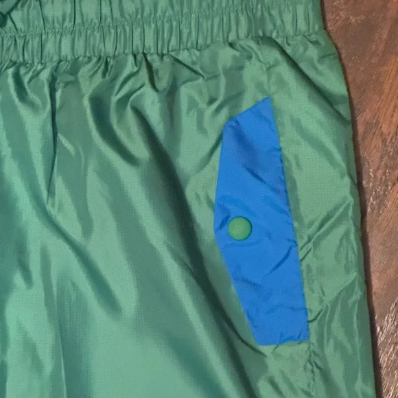 New Balance X Staud Bungee Track Pants Size Large Green Blue Oversized Baggy - Picture 4 of 16
